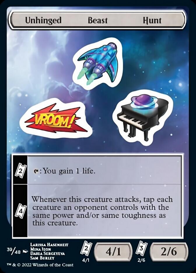 Unhinged Beast Hunt [Unfinity Stickers] - Magic: The Gathering - Card Brawlers | Quebec | Canada |