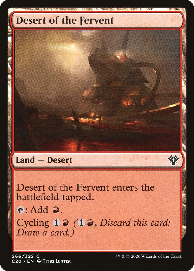 Desert of the Fervent [Commander 2020] - Magic: The Gathering - Card Brawlers | Quebec | Canada |