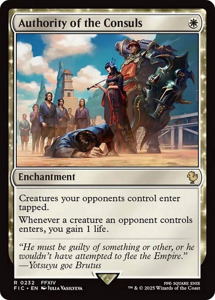 Authority of the Consuls [FINAL FANTASY Commander] - Magic: The Gathering - Card Brawlers | Quebec | Canada |