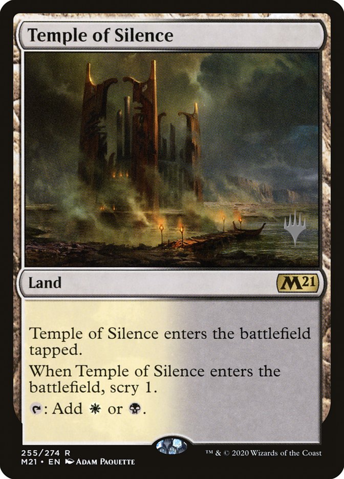 Temple of Silence (Promo Pack) [Core Set 2021 Promos] - Magic: The Gathering - Card Brawlers | Quebec | Canada |