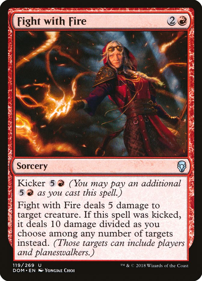 Fight with Fire [Dominaria] - Magic: The Gathering - Card Brawlers | Quebec | Canada |