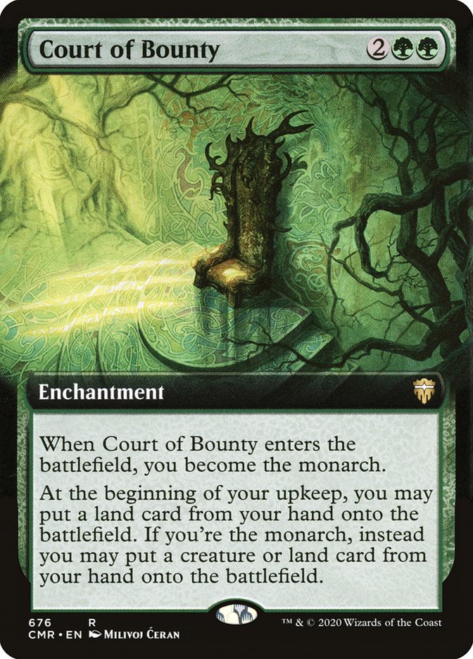 Court of Bounty (Extended Art) [Commander Legends] - Magic: The Gathering - Card Brawlers | Quebec | Canada |