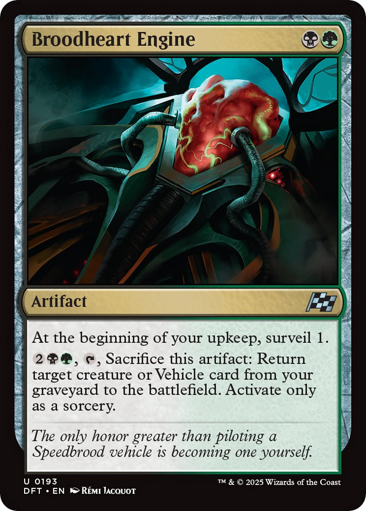 Broodheart Engine [Aetherdrift] - Magic: The Gathering - Card Brawlers | Quebec | Canada |