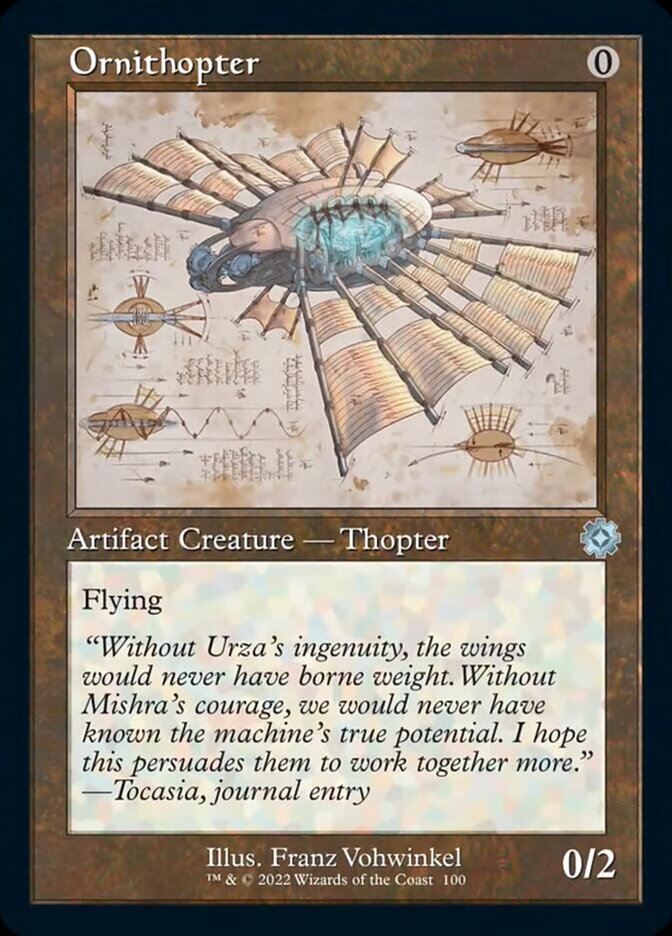 Ornithopter (Retro Schematic) [The Brothers' War Retro Artifacts] - Magic: The Gathering - Card Brawlers | Quebec | Canada |