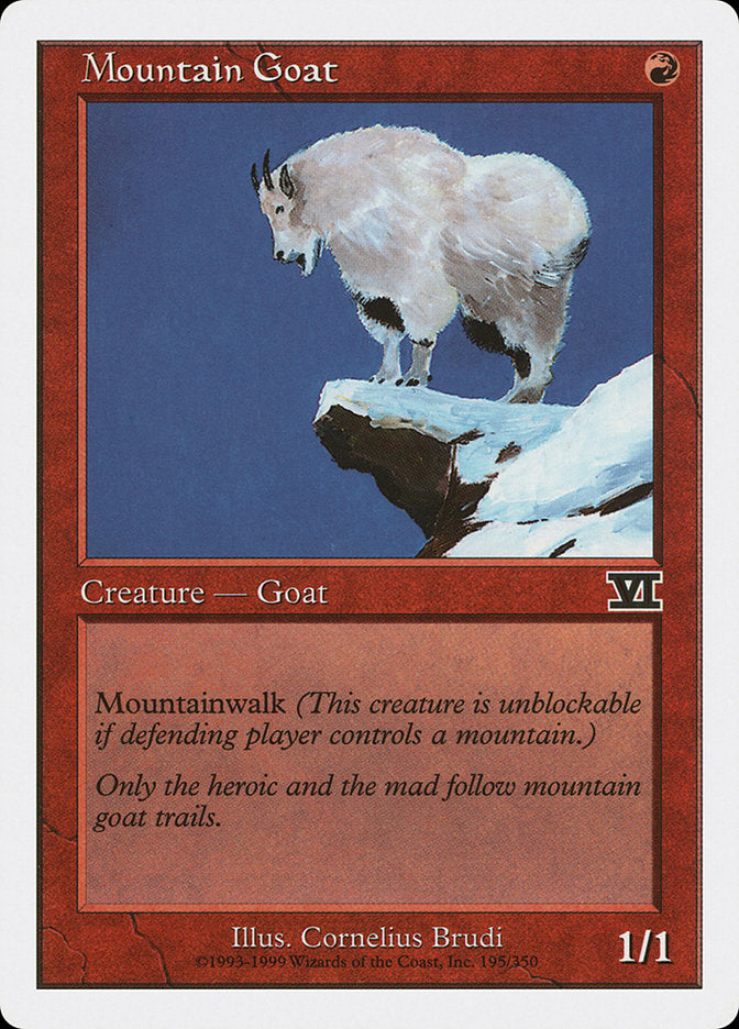 Mountain Goat [Classic Sixth Edition] - Magic: The Gathering - Card Brawlers | Quebec | Canada |