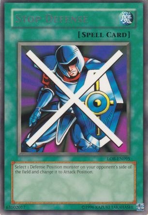 Stop Defense [LOB-EN095] Rare - Yu-Gi-Oh! - Card Brawlers | Quebec | Canada |