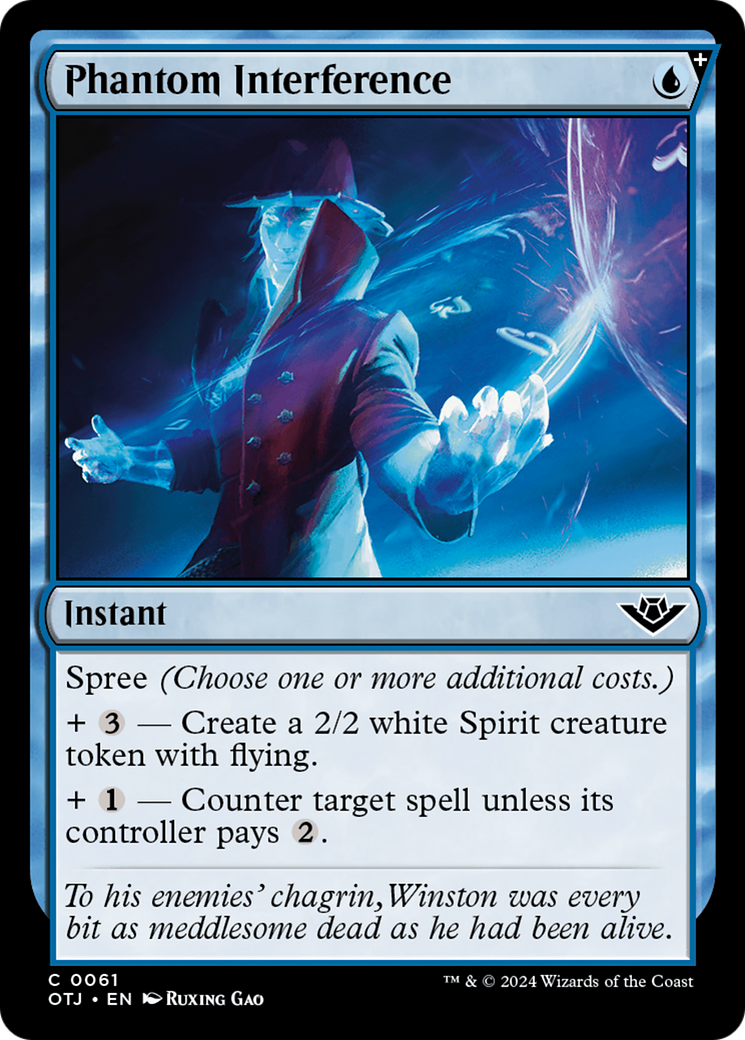 Phantom Interference [Outlaws of Thunder Junction] - Magic: The Gathering - Card Brawlers | Quebec | Canada |