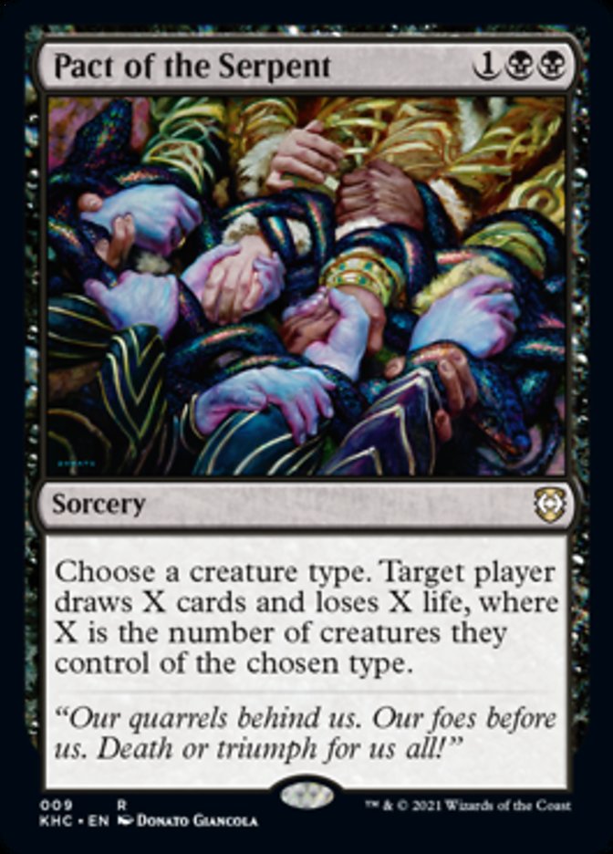 Pact of the Serpent [Kaldheim Commander] - Magic: The Gathering - Card Brawlers | Quebec | Canada |