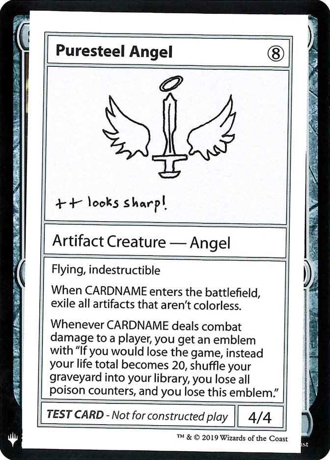 Puresteel Angel [Mystery Booster Playtest Cards] - Magic: The Gathering - Card Brawlers | Quebec | Canada |