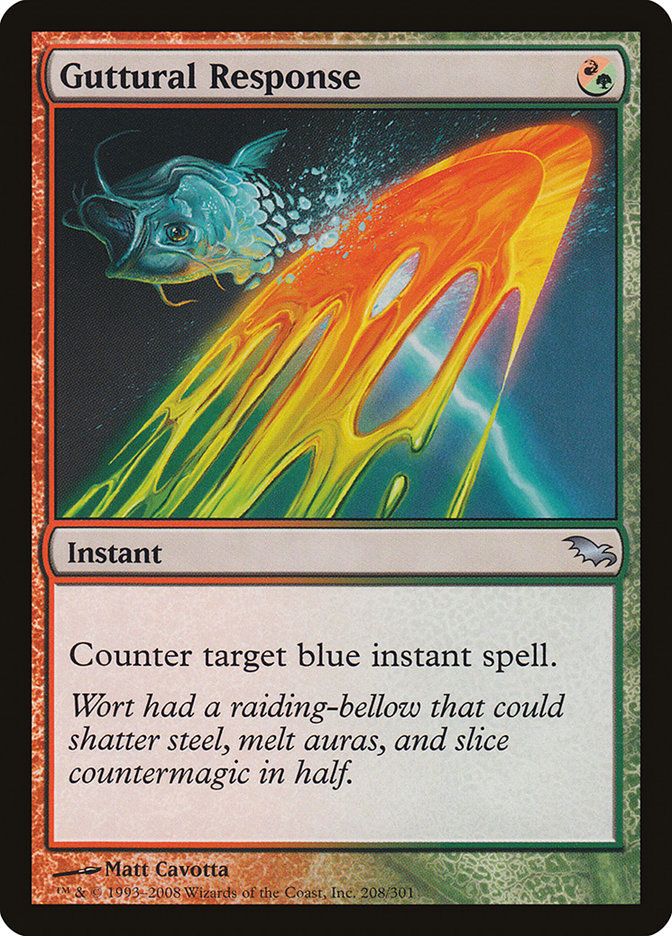 Guttural Response [Shadowmoor] - Magic: The Gathering - Card Brawlers | Quebec | Canada |