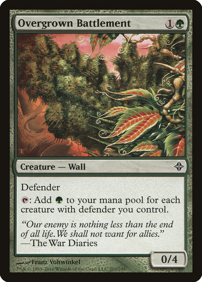 Overgrown Battlement [Rise of the Eldrazi] - Magic: The Gathering - Card Brawlers | Quebec | Canada |