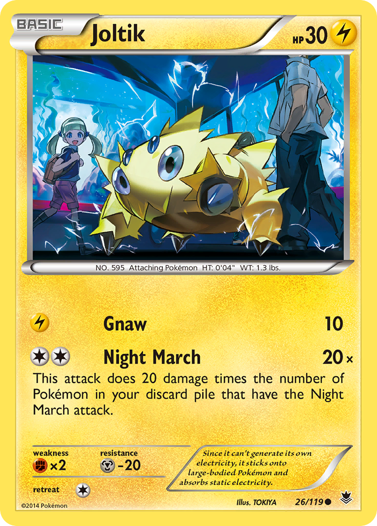 Joltik (26/119) [XY: Phantom Forces] - Pokémon - Card Brawlers | Quebec | Canada |