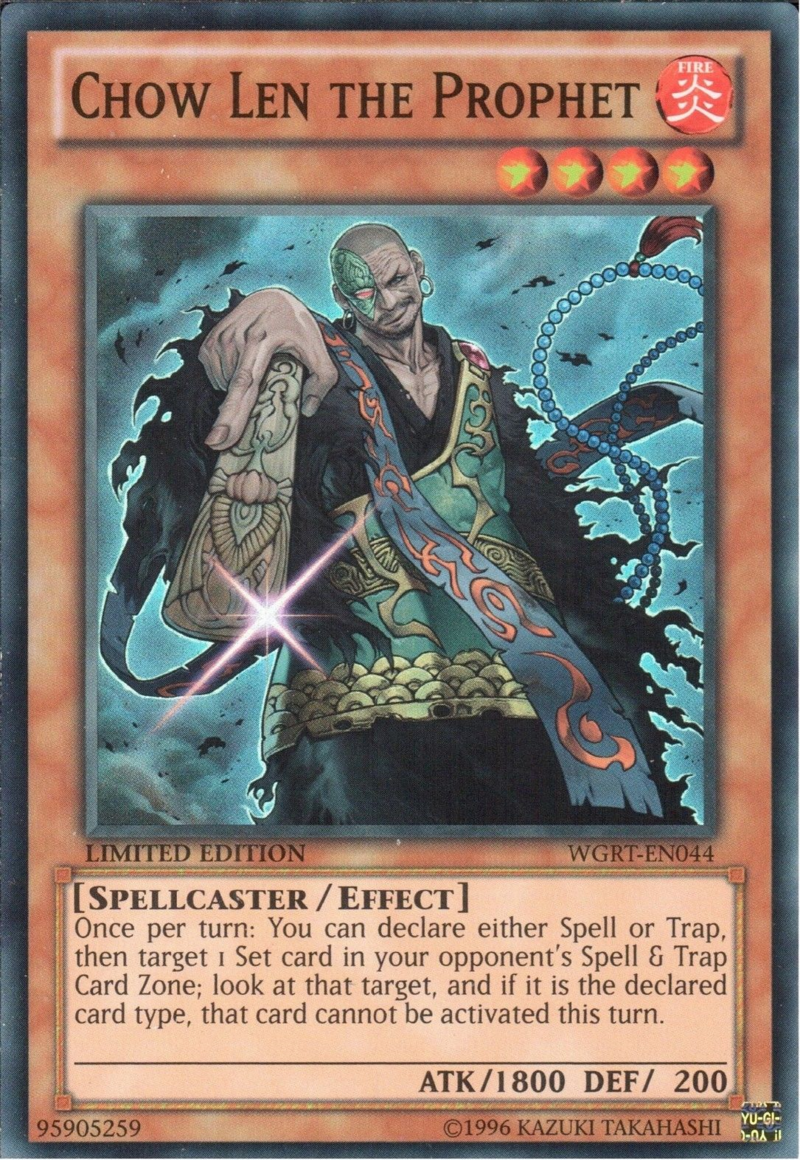 Chow Len the Prophet [WGRT-EN044] Super Rare - Yu-Gi-Oh! - Card Brawlers | Quebec | Canada |