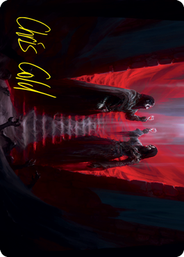 Vampires' Vengeance Art Card (Gold-Stamped Signature) [Innistrad: Crimson Vow Art Series] - Magic: The Gathering - Card Brawlers | Quebec | Canada |