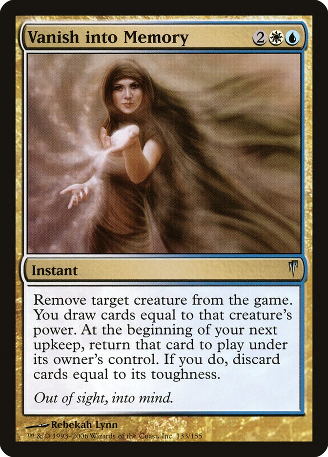 Vanish into Memory [Coldsnap] - Magic: The Gathering - Card Brawlers | Quebec | Canada |
