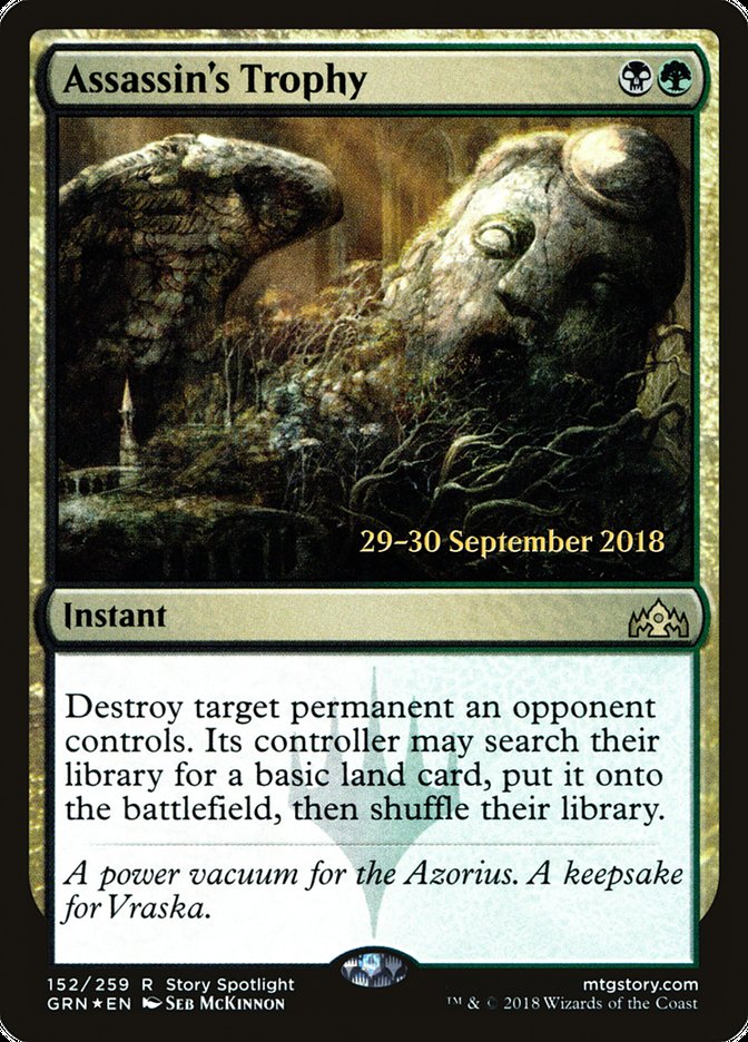 Assassin's Trophy [Guilds of Ravnica Prerelease Promos] - Magic: The Gathering - Card Brawlers | Quebec | Canada |