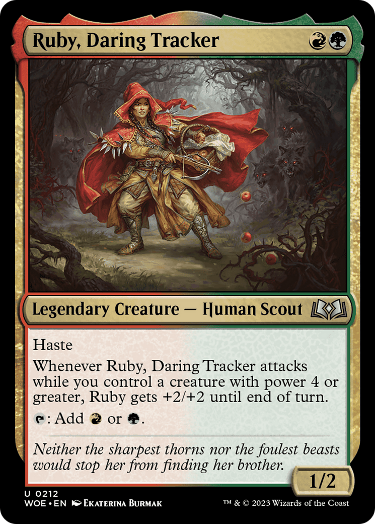 Ruby, Daring Tracker [Wilds of Eldraine] - Magic: The Gathering - Card Brawlers | Quebec | Canada |