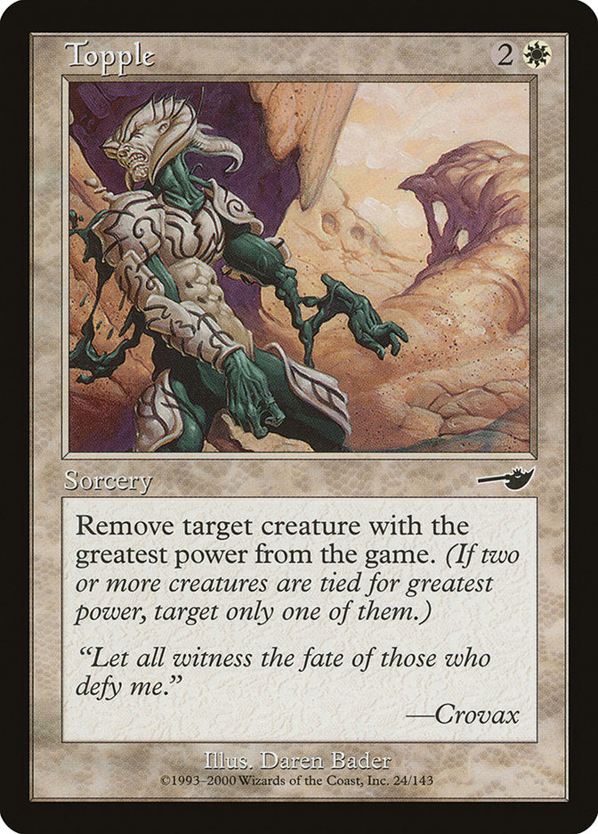 Topple [Nemesis] - Magic: The Gathering - Card Brawlers | Quebec | Canada |