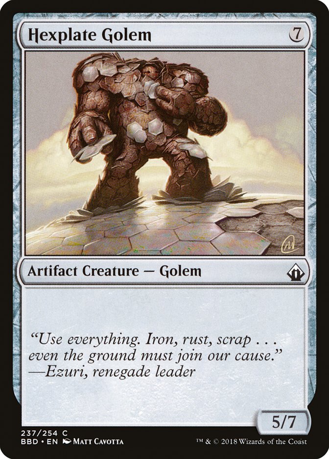 Hexplate Golem [Battlebond] - Magic: The Gathering - Card Brawlers | Quebec | Canada |