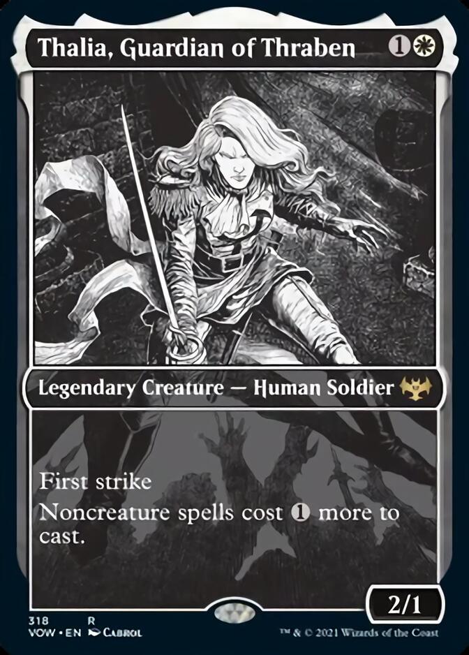 Thalia, Guardian of Thraben (Showcase Eternal Night) [Innistrad: Crimson Vow] - Magic: The Gathering - Card Brawlers | Quebec | Canada |
