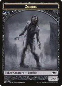 Zombie // Golem Double-Sided Token [Modern Horizons Tokens] - Magic: The Gathering - Card Brawlers | Quebec | Canada |