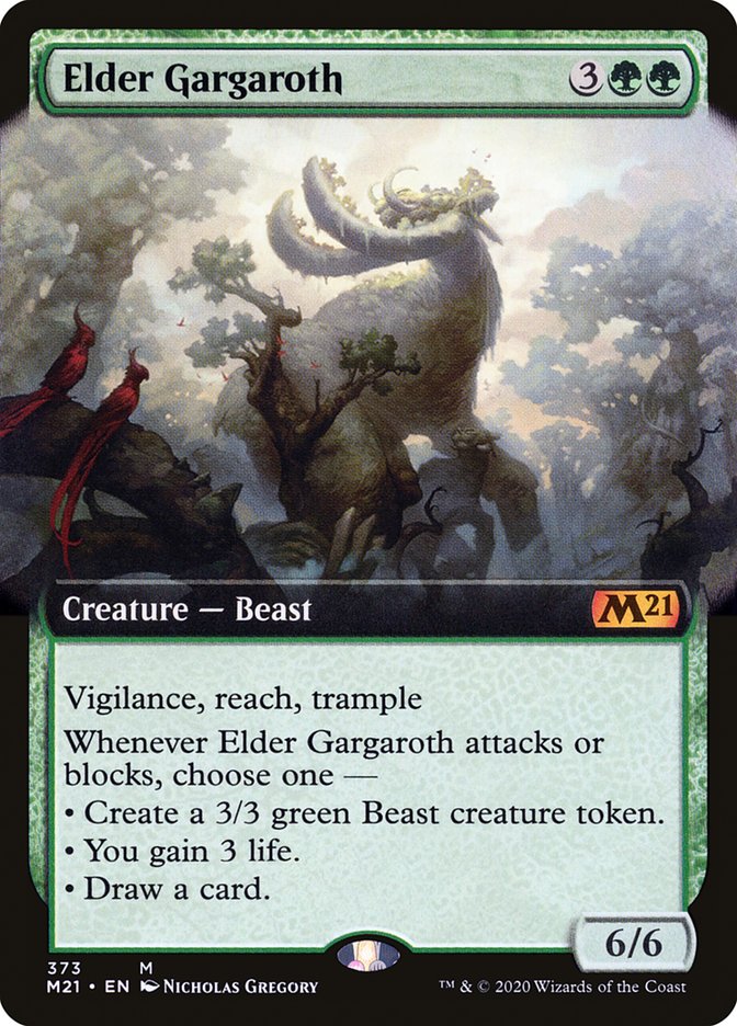 Elder Gargaroth (Extended Art) [Core Set 2021] - Magic: The Gathering - Card Brawlers | Quebec | Canada |
