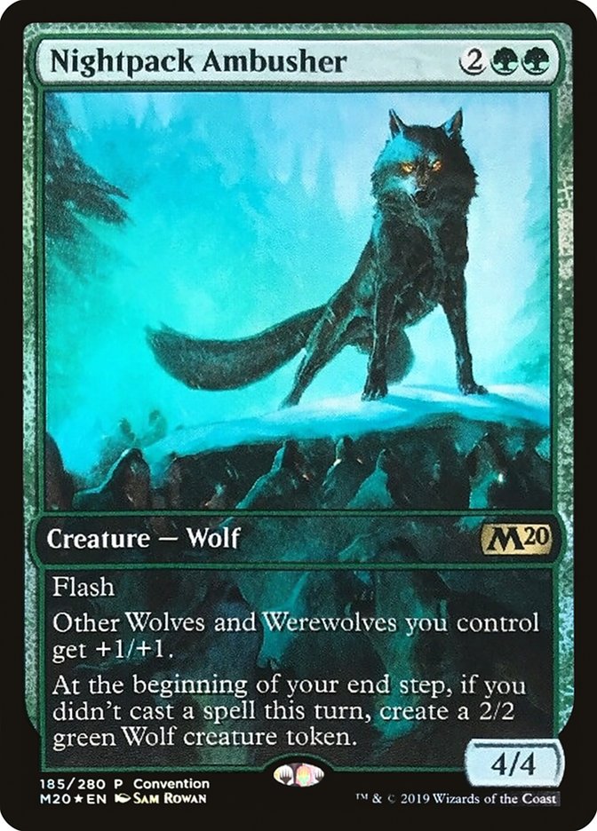 Nightpack Ambusher (Convention) (Full Art) [Core Set 2020 Promos] - Magic: The Gathering - Card Brawlers | Quebec | Canada |