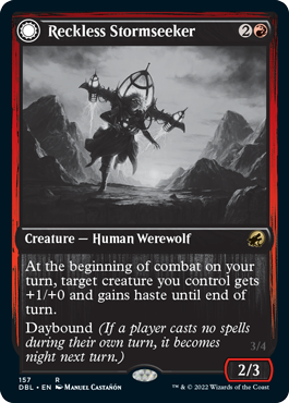 Reckless Stormseeker // Storm-Charged Slasher [Innistrad: Double Feature] - Magic: The Gathering - Card Brawlers | Quebec | Canada |