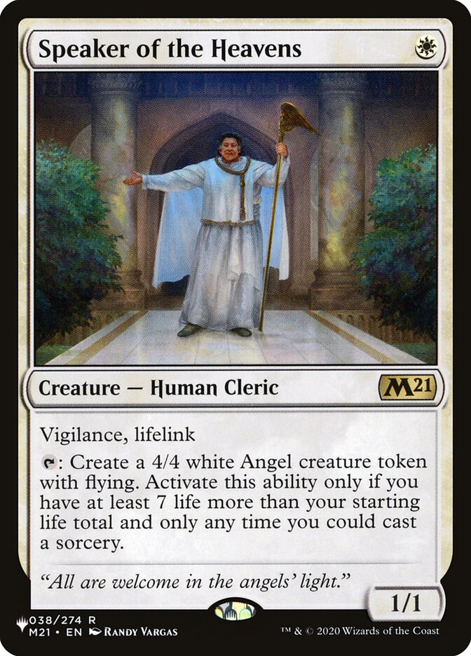 Speaker of the Heavens [The List] - Magic: The Gathering - Card Brawlers | Quebec | Canada |