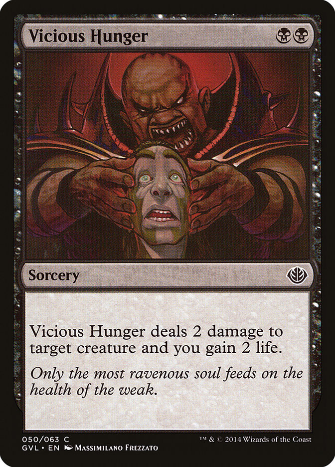 Vicious Hunger (Garruk vs. Liliana) [Duel Decks Anthology] - Magic: The Gathering - Card Brawlers | Quebec | Canada |