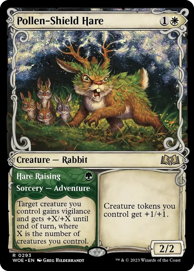 Pollen-Shield Hare // Hare Raising (Showcase) [Wilds of Eldraine] - Magic: The Gathering - Card Brawlers | Quebec | Canada |