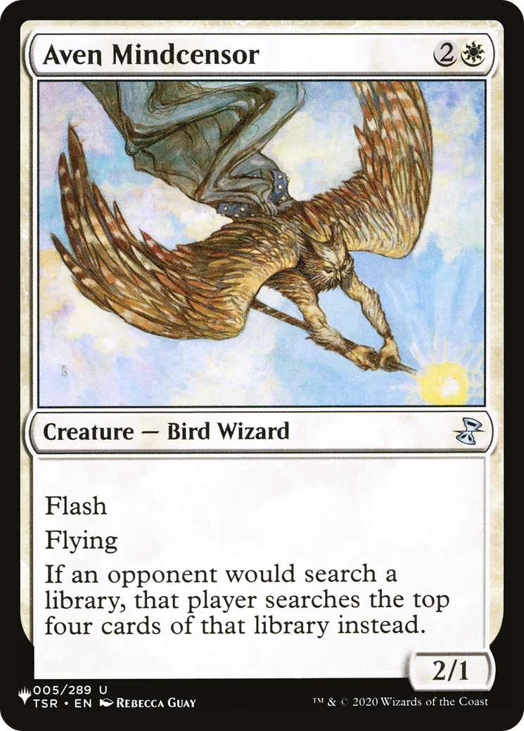Aven Mindcensor [The List] - Magic: The Gathering - Card Brawlers | Quebec | Canada |