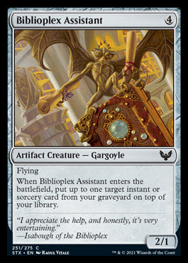 Biblioplex Assistant [Strixhaven: School of Mages] - Magic: The Gathering - Card Brawlers | Quebec | Canada |