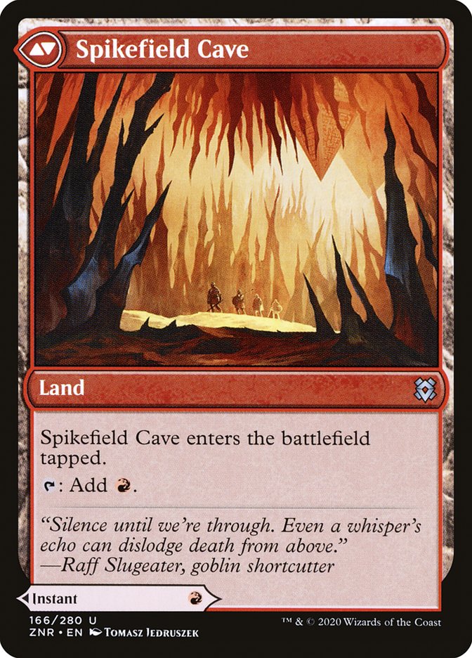 Spikefield Hazard // Spikefield Cave [Zendikar Rising] - Magic: The Gathering - Card Brawlers | Quebec | Canada |