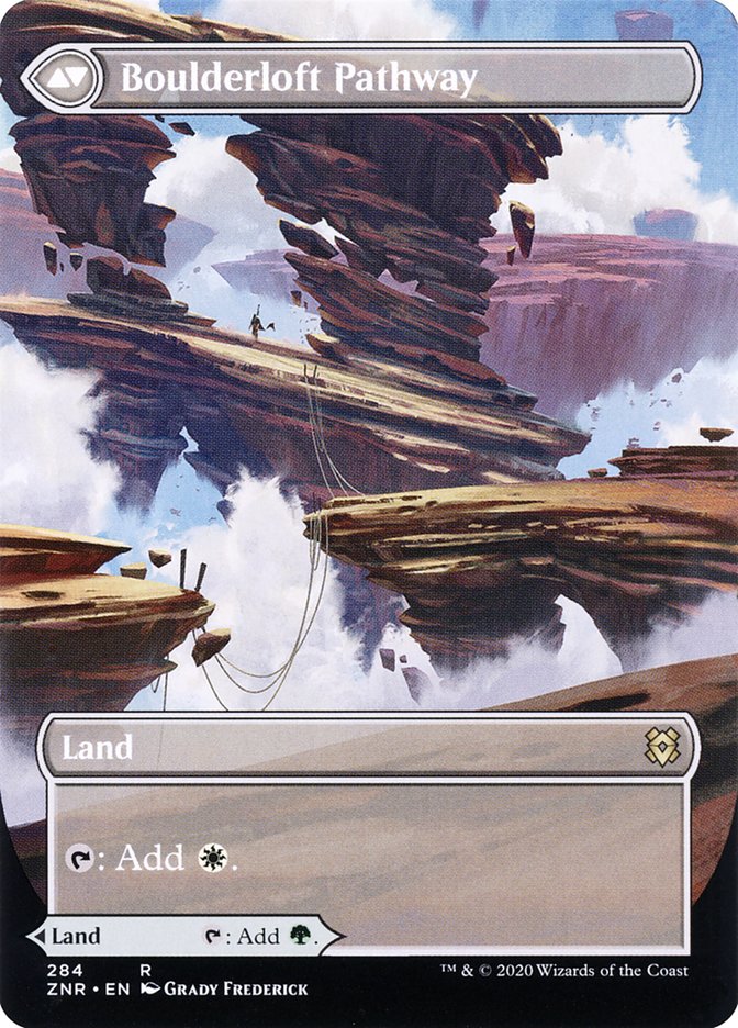 Branchloft Pathway // Boulderloft Pathway (Borderless Alternate Art) [Zendikar Rising] - Magic: The Gathering - Card Brawlers | Quebec | Canada |