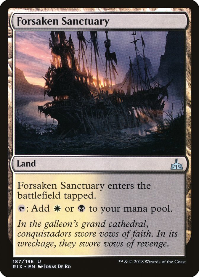 Forsaken Sanctuary [Rivals of Ixalan] - Magic: The Gathering - Card Brawlers | Quebec | Canada |