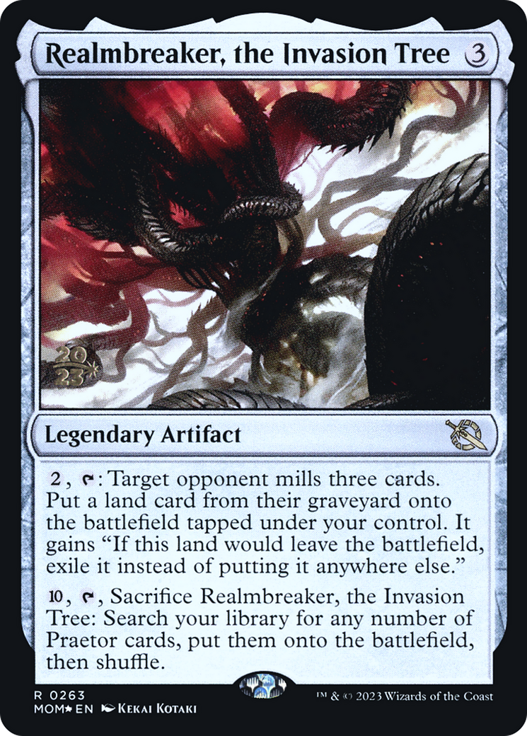 Realmbreaker, the Invasion Tree [March of the Machine Prerelease Promos] - Magic: The Gathering - Card Brawlers | Quebec | Canada |