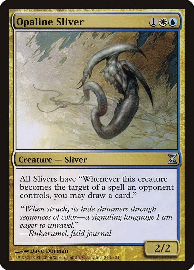 Opaline Sliver [Time Spiral] - Magic: The Gathering - Card Brawlers | Quebec | Canada |
