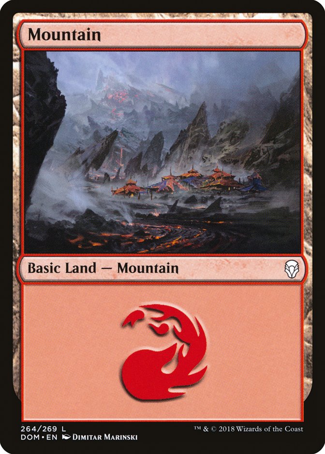 Mountain (264) [Dominaria] - Magic: The Gathering - Card Brawlers | Quebec | Canada |