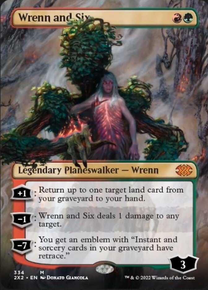 Wrenn and Six (Borderless) [Double Masters 2022] - Magic: The Gathering - Card Brawlers | Quebec | Canada |