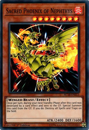 Sacred Phoenix of Nephthys [AC18-EN013] Super Rare - Yu-Gi-Oh! - Card Brawlers | Quebec | Canada |