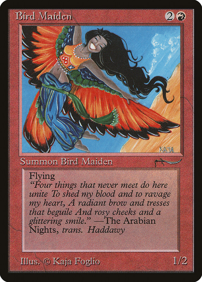Bird Maiden (Light Mana Cost) [Arabian Nights] - Magic: The Gathering - Card Brawlers | Quebec | Canada |