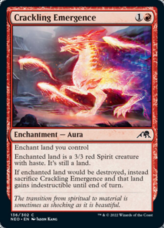 Crackling Emergence [Kamigawa: Neon Dynasty] - Magic: The Gathering - Card Brawlers | Quebec | Canada |