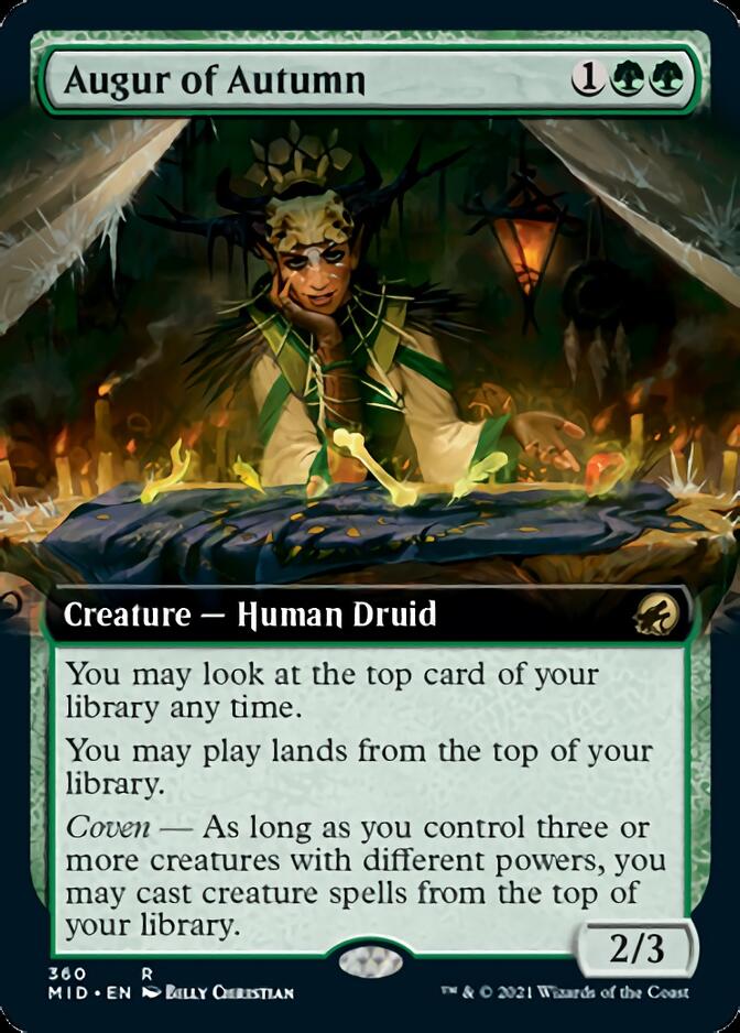 Augur of Autumn (Extended Art) [Innistrad: Midnight Hunt] - Magic: The Gathering - Card Brawlers | Quebec | Canada |