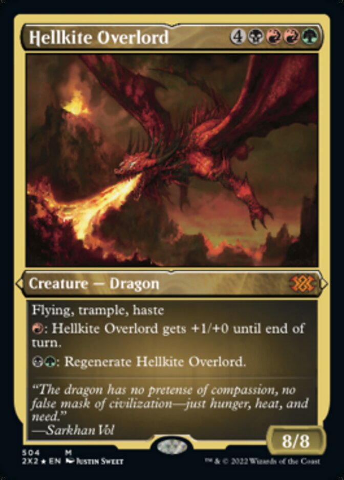 Hellkite Overlord (Foil Etched) [Double Masters 2022] - Magic: The Gathering - Card Brawlers | Quebec | Canada |