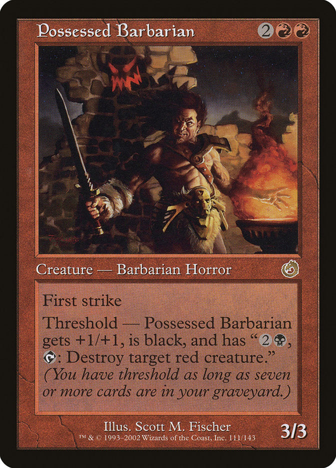 Possessed Barbarian [Torment] - Magic: The Gathering - Card Brawlers | Quebec | Canada |