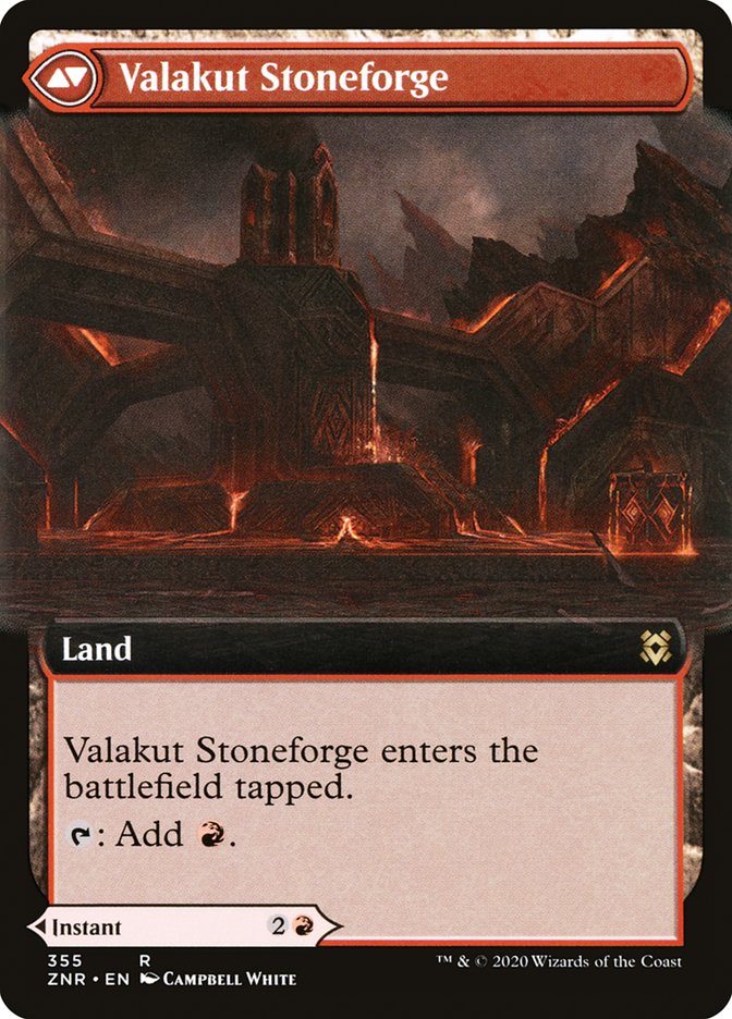 Valakut Awakening // Valakut Stoneforge (Extended Art) [Zendikar Rising] - Magic: The Gathering - Card Brawlers | Quebec | Canada |