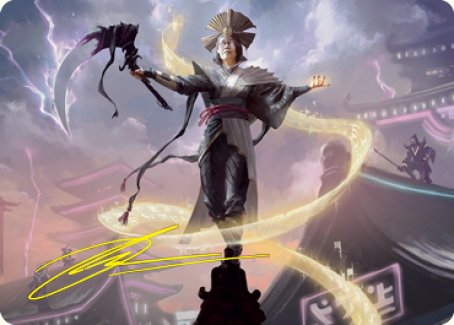 Naomi, Pillar of Order Art Card (Gold-Stamped Signature) [Kamigawa: Neon Dynasty Art Series] - Magic: The Gathering - Card Brawlers | Quebec | Canada |
