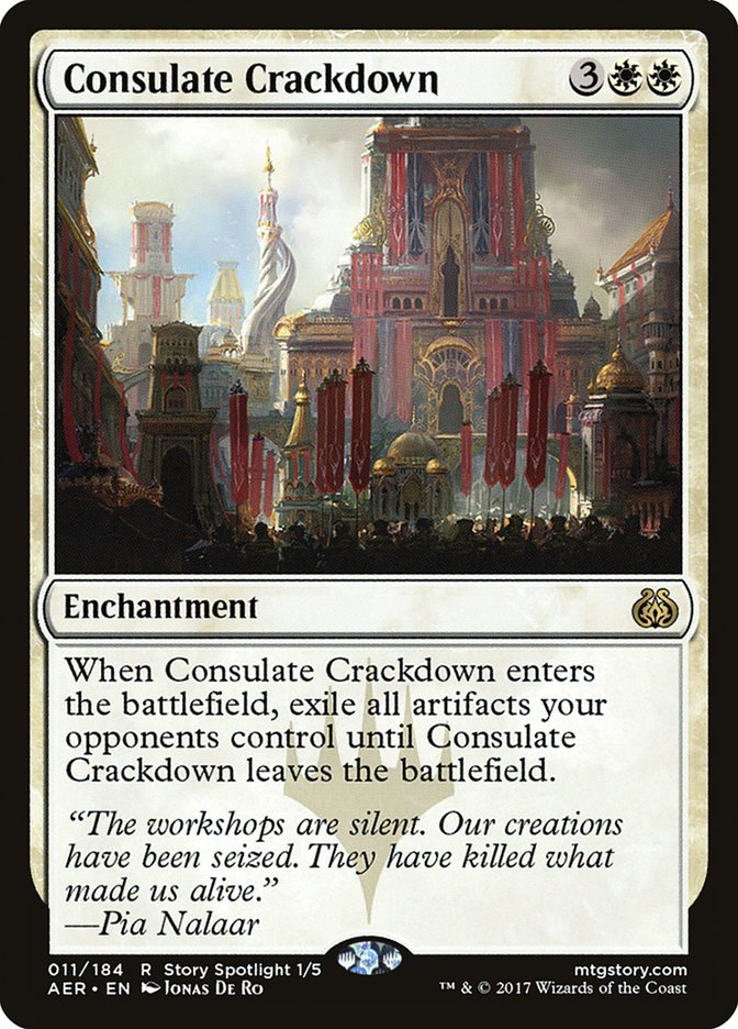 Consulate Crackdown [Aether Revolt] - Magic: The Gathering - Card Brawlers | Quebec | Canada |