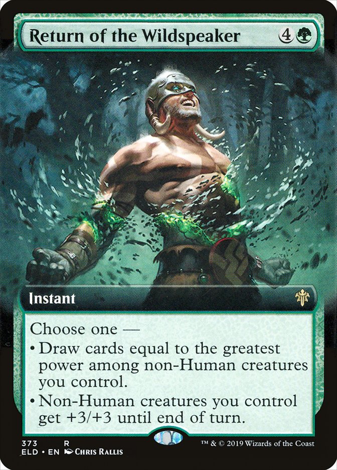 Return of the Wildspeaker (Extended Art) [Throne of Eldraine] - Magic: The Gathering - Card Brawlers | Quebec | Canada |